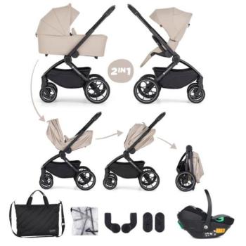 PETITE&MARS Kombinált babakocsi SCOUT 3v1 Soft Mousse a Core Pro i-Size-szal kép