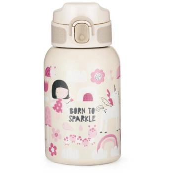 PETITE&MARS rozsdamentes acél hőtartó kulacs szívószállal, Twinkling Fairy, 18 hó+, 350 ml kép