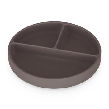 PETITE&MARS Take&Match kerek osztott szilikon tányér, Bitter Cocoa, 6 hó+ kép