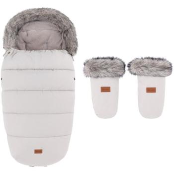 PETITE&MARS Téli bundazsák szett Comfy 4v1 + babakocsi kesztyű Fjora Champagne Shower kép