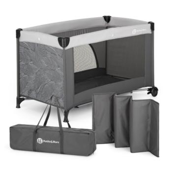 PETITE&MARS Utazóágy Nyja Urban Jungle Charcoal kép