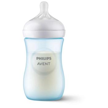 Philips AVENT SCY903/21 Natural Response cumisüveg 260 ml, 3-6 hó, 1 db, kék kép