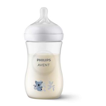 Philips AVENT SCY903/67 Natural Response cumisüveg, 260 ml, 3-6 hó, 1 db, Koala kép
