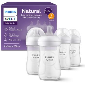 Philips AVENT SCY906/03 Natural Response cumisüveg, 330 ml, 6 hó+, 3 db kép