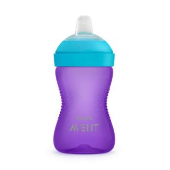 Philips AVENT SCF802/01 Itatópohár puha itatófejjel 300 ml 9 hó+ lila kép