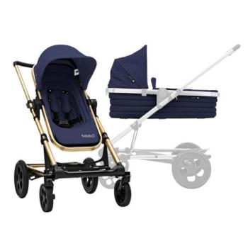 SET Kočík Seed Papilio Réz, Fekete/Sötét Tengerészkék