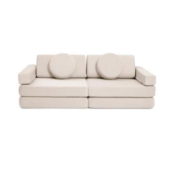 SHAPPY PLAY mini gyermek összecsukható habszivacs kanapé Szín: Soft Beige kép