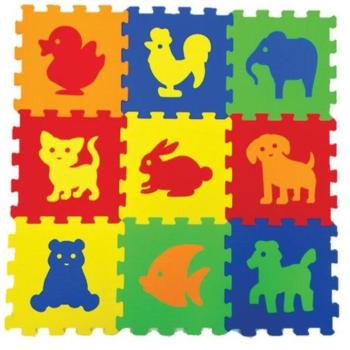 Siva Állatkák Habszivacs puzzle kép