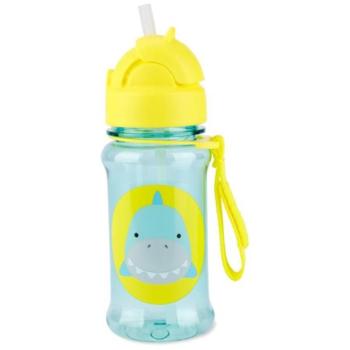 SKIP HOP Zoo tritan Szívószálas palack 355ml Cápa 12hó+ kép