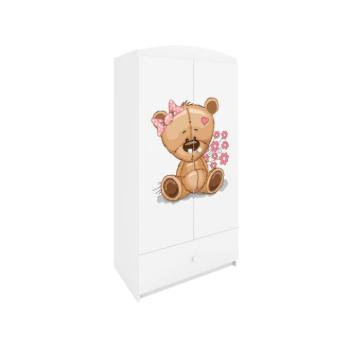 Kétajtós gyerekszekrény, macival - Babydreams kép