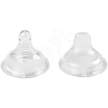 Szilikon cumi minden bidon ivó palackhoz 2in1 Learning bottle 210 ml Beaba szélesebb és keskenyebb nyílással 4 hó 2 drb BE800927 kép
