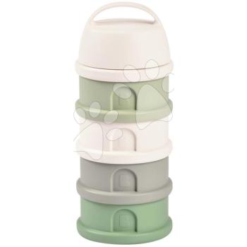 Tejpor adagoló Formula Milk Container Beaba 4-részes Cotton White Sage Green fehér-szürke 0 hó-tól kép