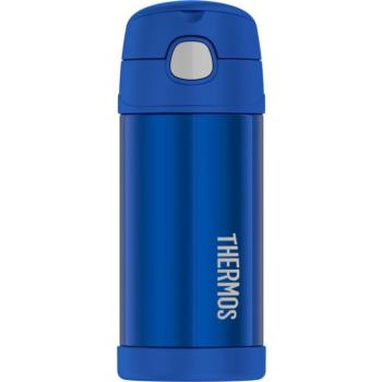 THERMOS FUNtainer gyerek termosz, szívószálas, 0,355 l, kék kép