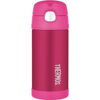 THERMOS FUNtainer gyerek termosz, szívószálas, 0,355 l, rózsaszín kép
