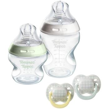 Tommee Tippee Natural Start Anti-Colic újszülött szett 150 ml + 260 ml, fehér/zöld kép