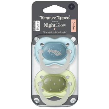 Tommee Tippee Night szilikon cumi, 0-6 m, 2 darab kép