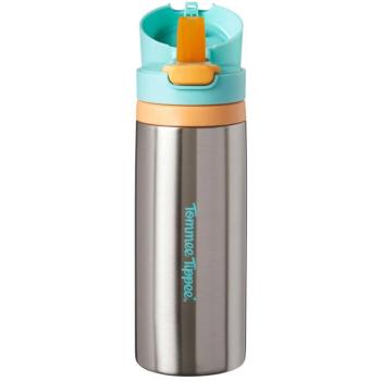 Tommee Tippee On The Go rozsdamentes acél termosz szilikon szívószállal, 500 ml kép