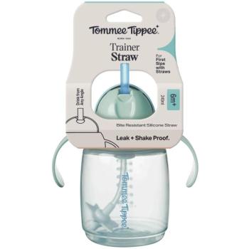 Tommee Tippee tanulópohár szívószállal és nehezékkel, 240ml, 6hó+, zöld kép