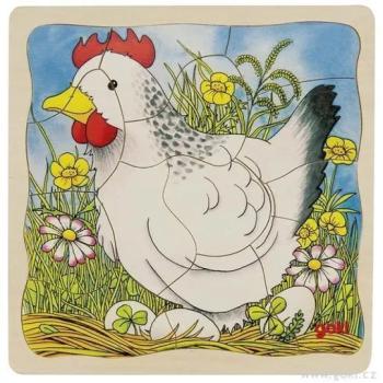 Tyúkocska - fejlesztő, rétegzett puzzle