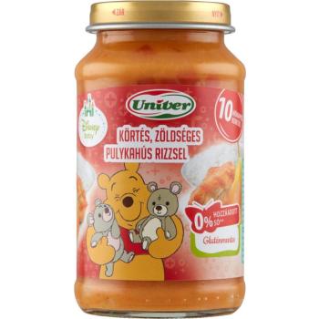 Univer Körtés zöldséges pulykahús rizzsel 220 g kép