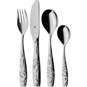WMF 1286066040 Lajhár gyermek evőeszköz készlet, 4 db kép